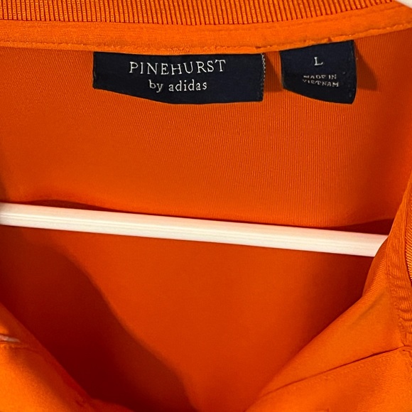 Adidas Pinehurst Polo size L orange in color - Picture 2 of 3